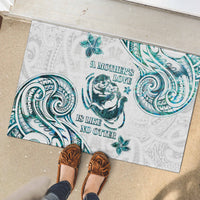 New Zealand Aotearoa Hari Ra Mama Rubber Doormat A Mother's Love Is Like No Otter LT05 - Polynesian Pride