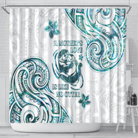New Zealand Aotearoa Hari Ra Mama Shower Curtain A Mother's Love Is Like No Otter LT05 - Polynesian Pride