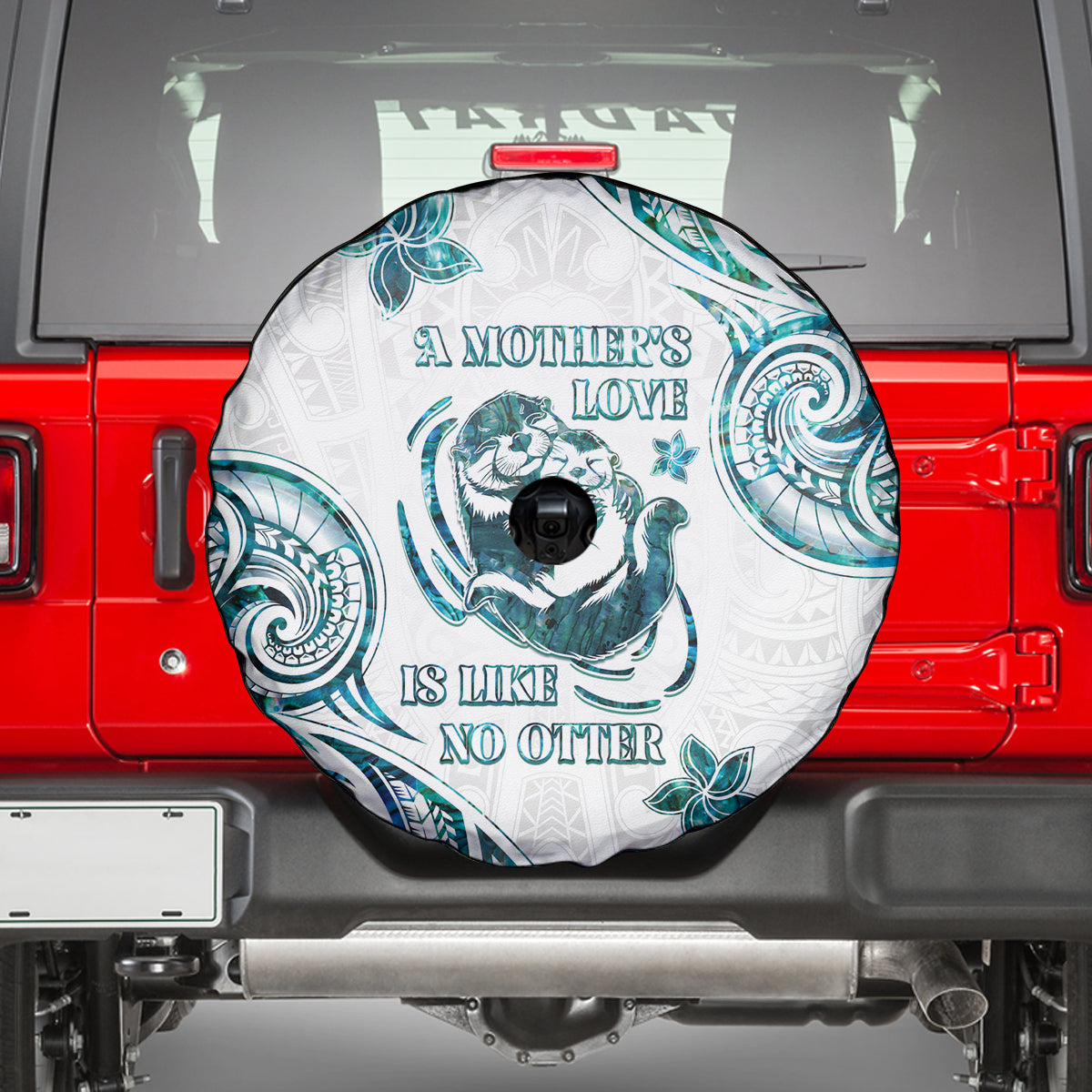 New Zealand Aotearoa Hari Ra Mama Spare Tire Cover A Mother's Love Is Like No Otter LT05 - Polynesian Pride