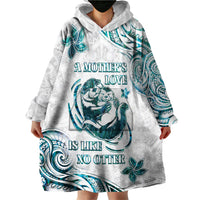 New Zealand Aotearoa Hari Ra Mama Wearable Blanket Hoodie A Mother's Love Is Like No Otter LT05 - Polynesian Pride