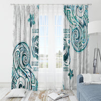 New Zealand Aotearoa Hari Ra Mama Window Curtain A Mother's Love Is Like No Otter LT05 - Polynesian Pride