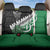 New Zealand And Ireland Rugby Back Car Seat Cover Silver Fern With Celtic Cross