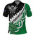 New Zealand And Ireland Rugby Custom Polo Shirt Silver Fern With Celtic Cross