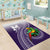 Manua High School Area Rug Polynesian Tribal Pattern