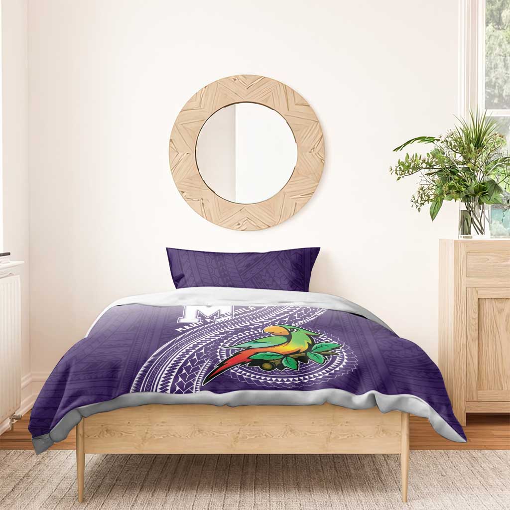 Manua High School Bedding Set Polynesian Tribal Pattern