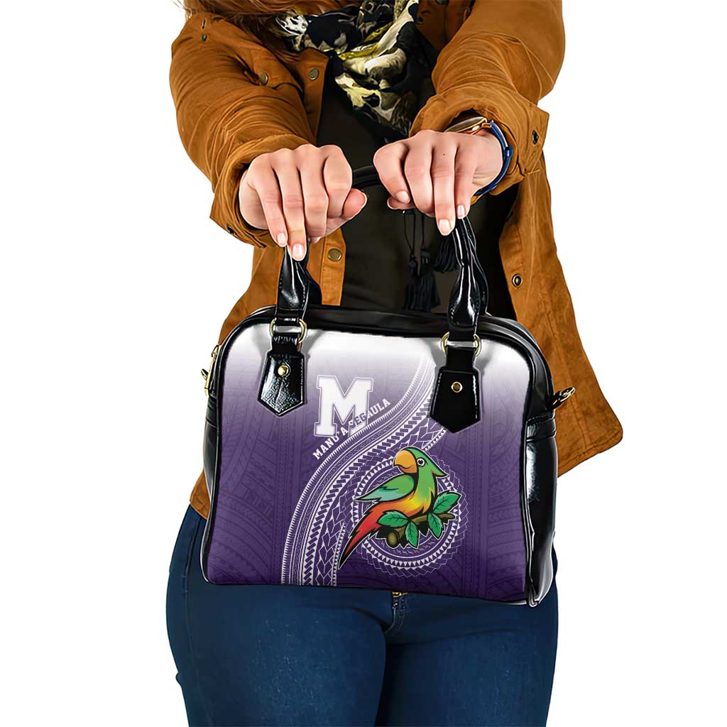 Manua High School Shoulder Handbag Polynesian Tribal Pattern