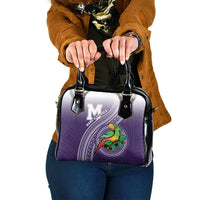Manua High School Shoulder Handbag Polynesian Tribal Pattern