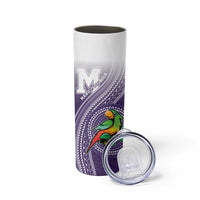 Personalized Manua High School Skinny Tumbler Polynesian Tribal Pattern LT05 - Polynesian Pride