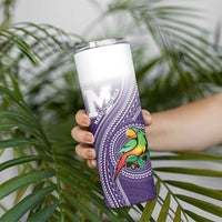 Personalized Manua High School Skinny Tumbler Polynesian Tribal Pattern LT05 - Polynesian Pride
