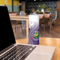 Personalized Manua High School Skinny Tumbler Polynesian Tribal Pattern LT05 - Polynesian Pride
