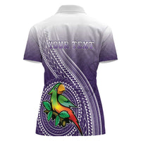 Personalized Manua High School Women Polo Shirt Polynesian Tribal Pattern LT05 - Polynesian Pride