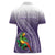 Personalized Manua High School Women Polo Shirt Polynesian Tribal Pattern