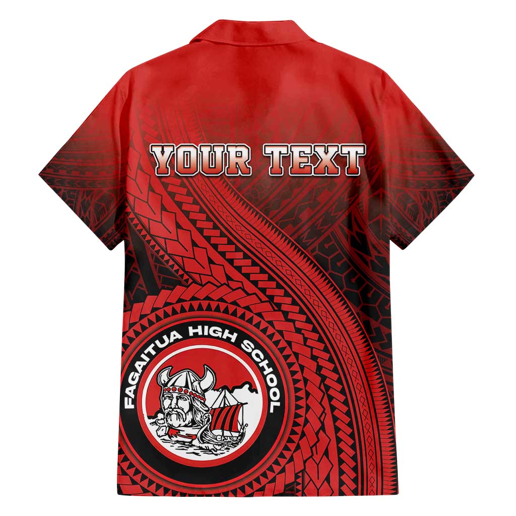 Personalized Fagaitua High School Family Matching Off Shoulder Maxi Dress and Hawaiian Shirt Polynesian Tribal Pattern LT05 - Polynesian Pride