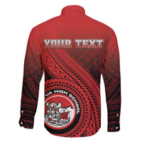 Personalized Fagaitua High School Family Matching Short Sleeve Bodycon Dress and Hawaiian Shirt Polynesian Tribal Pattern LT05 - Polynesian Pride