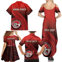 Personalized Fagaitua High School Family Matching Summer Maxi Dress and Hawaiian Shirt Polynesian Tribal Pattern LT05 - Polynesian Pride