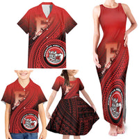 Personalized Fagaitua High School Family Matching Tank Maxi Dress and Hawaiian Shirt Polynesian Tribal Pattern LT05 - Polynesian Pride