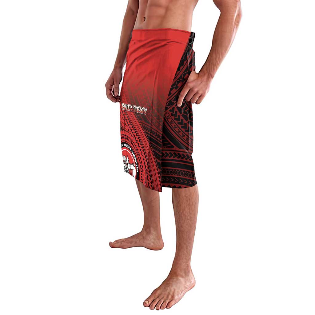 Personalized Fagaitua High School Lavalava Polynesian Tribal Pattern
