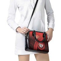 Fagaitua High School Shoulder Handbag Polynesian Tribal Pattern