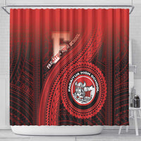 Fagaitua High School Shower Curtain Polynesian Tribal Pattern LT05 - Polynesian Pride