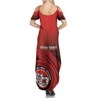 Personalized Fagaitua High School Summer Maxi Dress Polynesian Tribal Pattern LT05 - Polynesian Pride