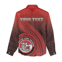 Personalized Fagaitua High School Women Casual Shirt Polynesian Tribal Pattern LT05 - Polynesian Pride
