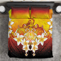 Tahiti Heiva Festival Bedding Set Tahitian Vahine Plumeria Flowers LT05 Yellow - Polynesian Pride