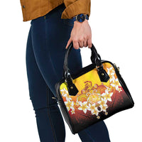 Tahiti Heiva Festival Shoulder Handbag Tahitian Vahine Plumeria Flowers LT05 - Polynesian Pride