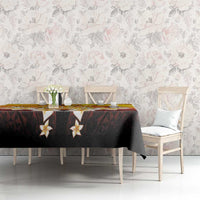 Tahiti Heiva Festival Tablecloth Tahitian Vahine Plumeria Flowers LT05 - Polynesian Pride