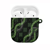 Hawaiian Quilt AirPods Case Pele Hair Hinahina Lei Black Version LT05 Black - Polynesian Pride