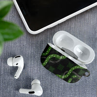 Hawaiian Quilt AirPods Case Pele Hair Hinahina Lei Black Version LT05 - Polynesian Pride