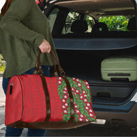 Tonga Language Week Travel Bag Heilala Floral Red LT05 - Polynesian Pride