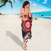 New Zealand Red Maori Koru Simple Style Sarong LT05 - Polynesian Pride