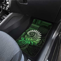 New Zealand Maori Koru Fern Car Mats Spiral Polynesian Style Green LT05 - Polynesian Pride