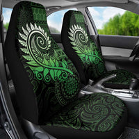 New Zealand Maori Koru Fern Car Seat Cover Spiral Polynesian Style Green LT05 - Polynesian Pride