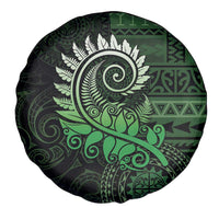 New Zealand Maori Koru Fern Spare Tire Cover Spiral Polynesian Style Green LT05 - Polynesian Pride