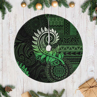 New Zealand Maori Koru Fern Tree Skirt Spiral Polynesian Style Green LT05 Casual Green - Polynesian Pride