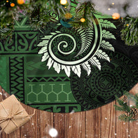 New Zealand Maori Koru Fern Tree Skirt Spiral Polynesian Style Green LT05 - Polynesian Pride