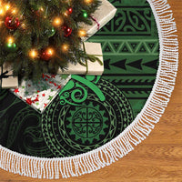 New Zealand Maori Koru Fern Tree Skirt Spiral Polynesian Style Green LT05 - Polynesian Pride