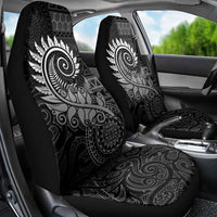 New Zealand Maori Koru Fern Car Seat Cover Spiral Polynesian Style Gray LT05 - Polynesian Pride