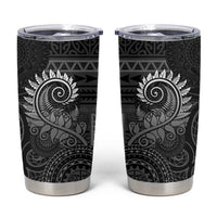 New Zealand Maori Koru Fern Tumbler Cup Spiral Polynesian Style Gray LT05 Gray - Polynesian Pride