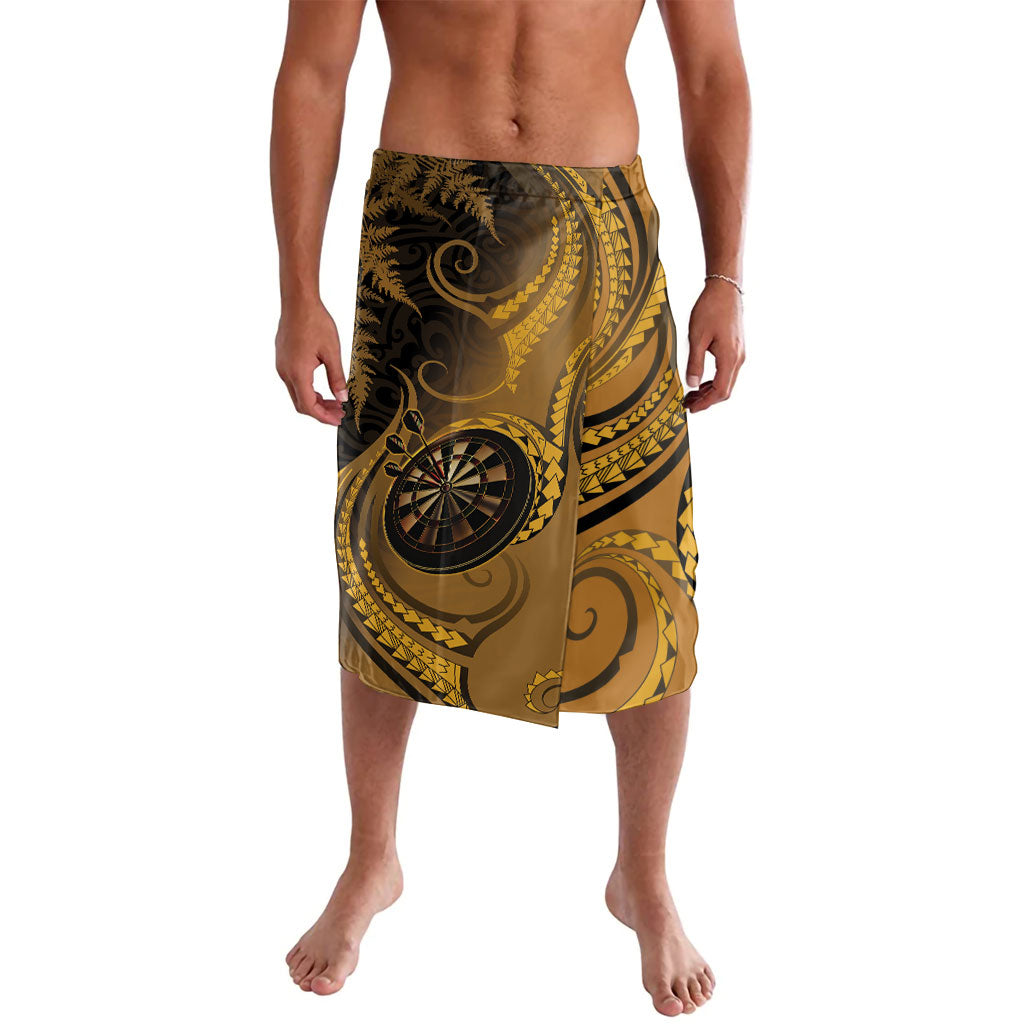 New Zealand Gold Darts Lavalava Maori Fern Curve Style LT05 Gold - Polynesian Pride