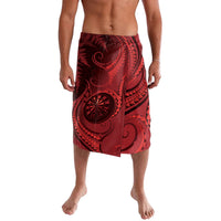 New Zealand Red Darts Lavalava Maori Fern Curve Style