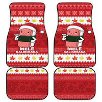 Hawaii Funny Christmas Car Mats Spam Musubi Santa LT05 - Polynesian Pride