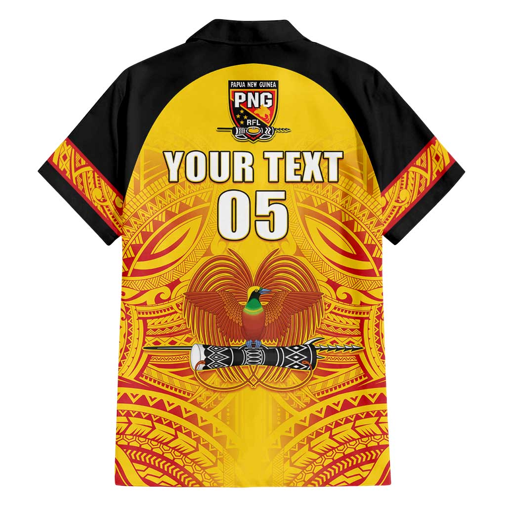 Papua New Guinea Rugby Custom Family Matching Off Shoulder Maxi Dress and Hawaiian Shirt Kumul Pride Go Champions LT05 - Polynesian Pride
