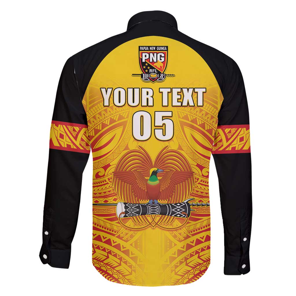 Papua New Guinea Rugby Custom Family Matching Off Shoulder Maxi Dress and Hawaiian Shirt Kumul Pride Go Champions LT05 - Polynesian Pride