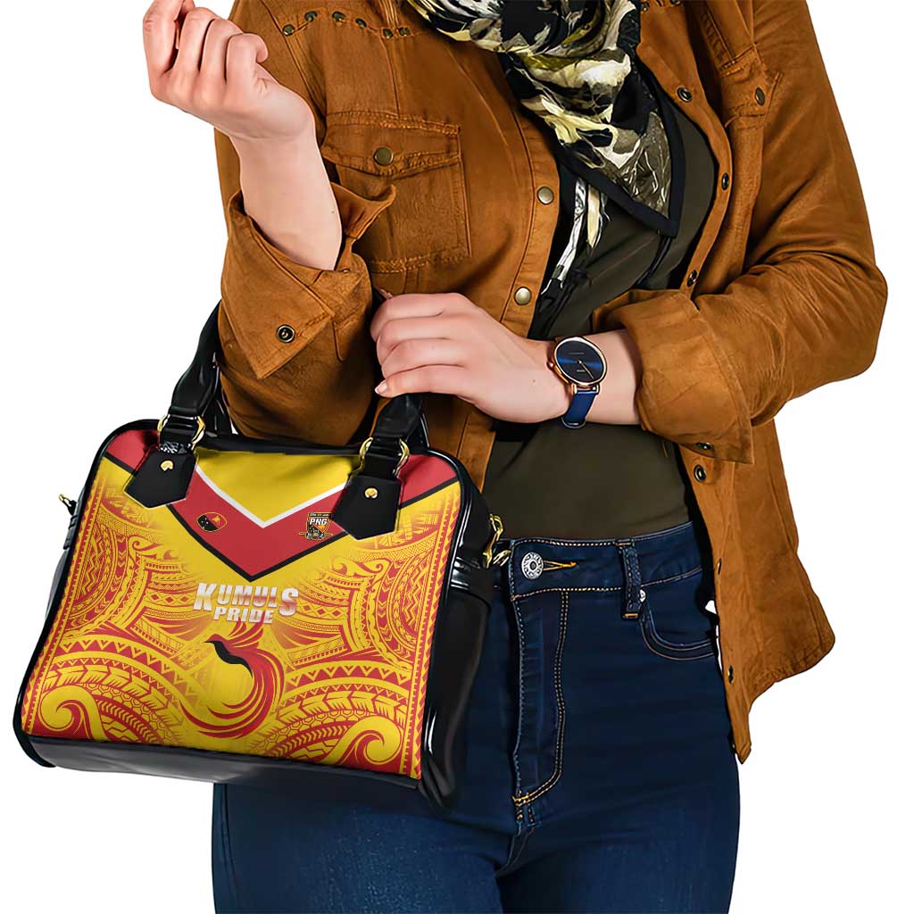 Papua New Guinea Rugby Shoulder Handbag Kumul Pride Go Champions