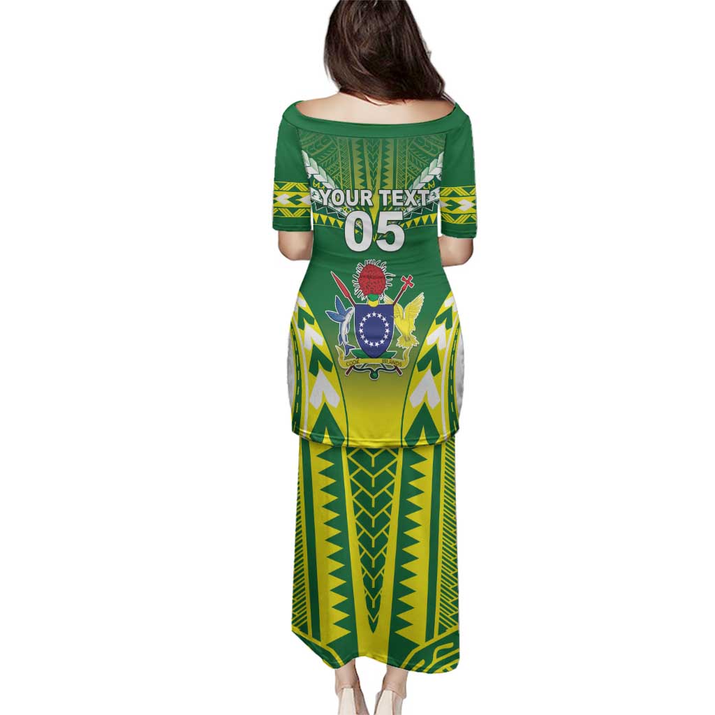 Cook Islands Rugby Custom Family Matching Puletasi and Hawaiian Shirt The Kukis Go Champions LT05 - Polynesian Pride