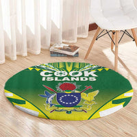 Cook Islands Rugby Round Carpet The Kukis Go Champions LT05 - Polynesian Pride