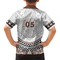 Fiji Rugby Custom Family Matching Short Sleeve Bodycon Dress and Hawaiian Shirt Fijian Bati Go Champions LT05 - Polynesian Pride