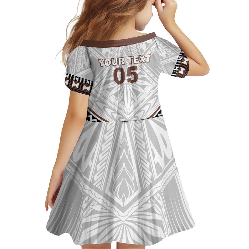 Fiji Rugby Custom Family Matching Short Sleeve Bodycon Dress and Hawaiian Shirt Fijian Bati Go Champions LT05 - Polynesian Pride